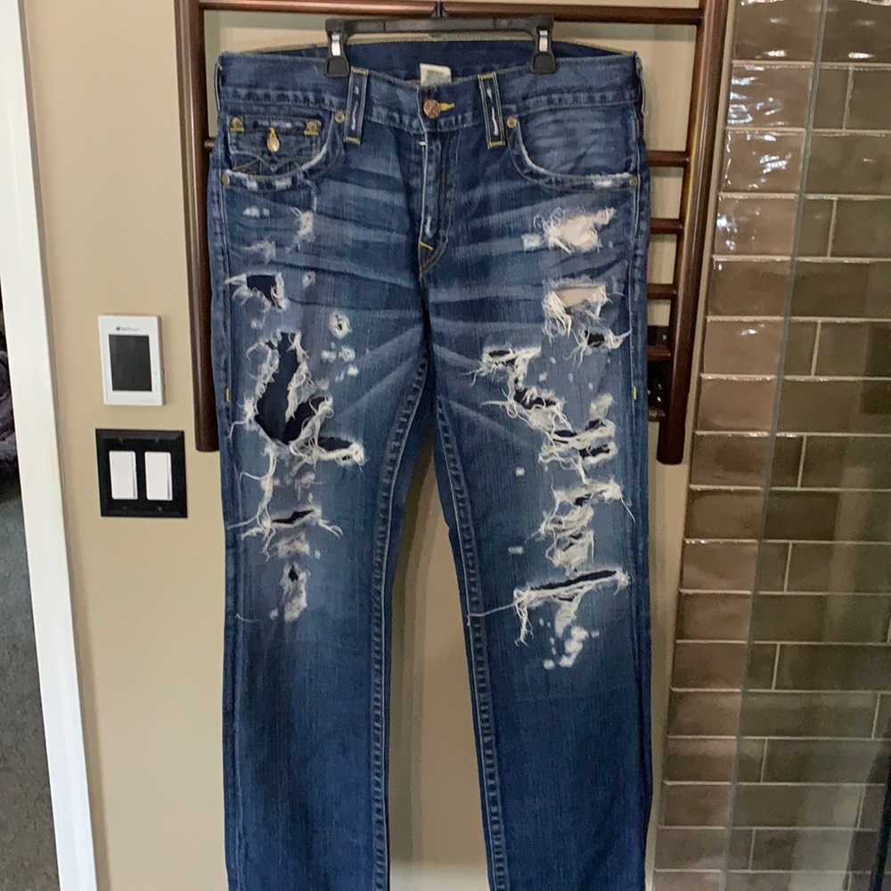 True Religion Shallowmaker Jeans-Japanese denim